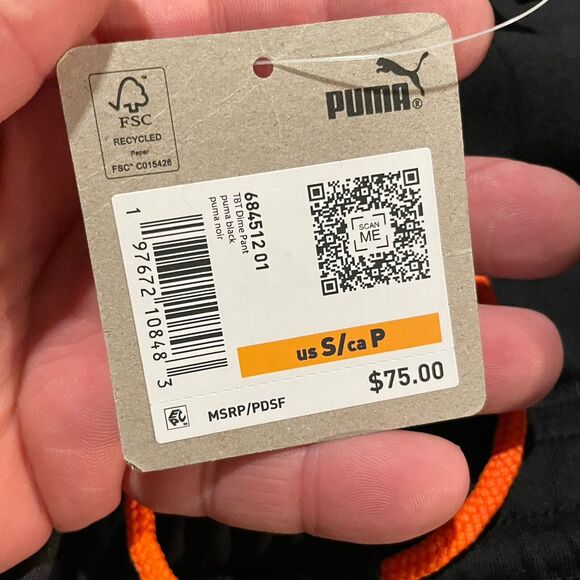 Puma Sweatpants Jogger TBT‎ The Basketball Tournament Recycled Cotton Small New - Picture 5 of 11